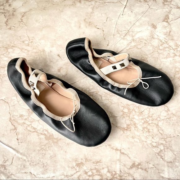 Valentino Rockstud Ballet Flats - Picture 5 of 8